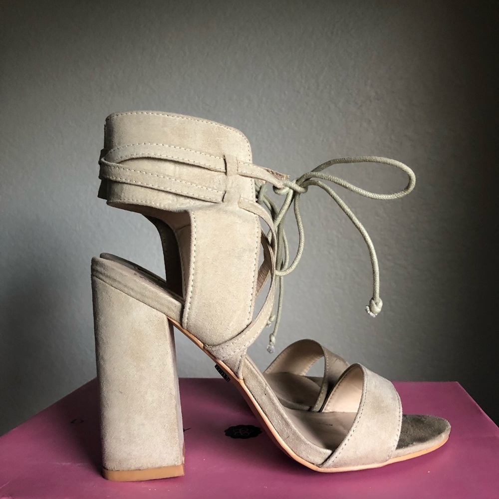 Ankle tie Heels